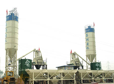 HZS35 concrete batching plant