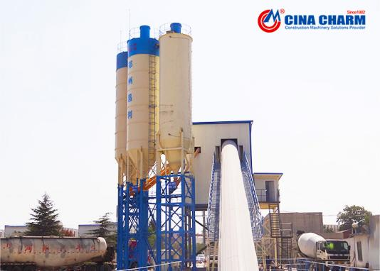 HZS 120 concrete batching plant